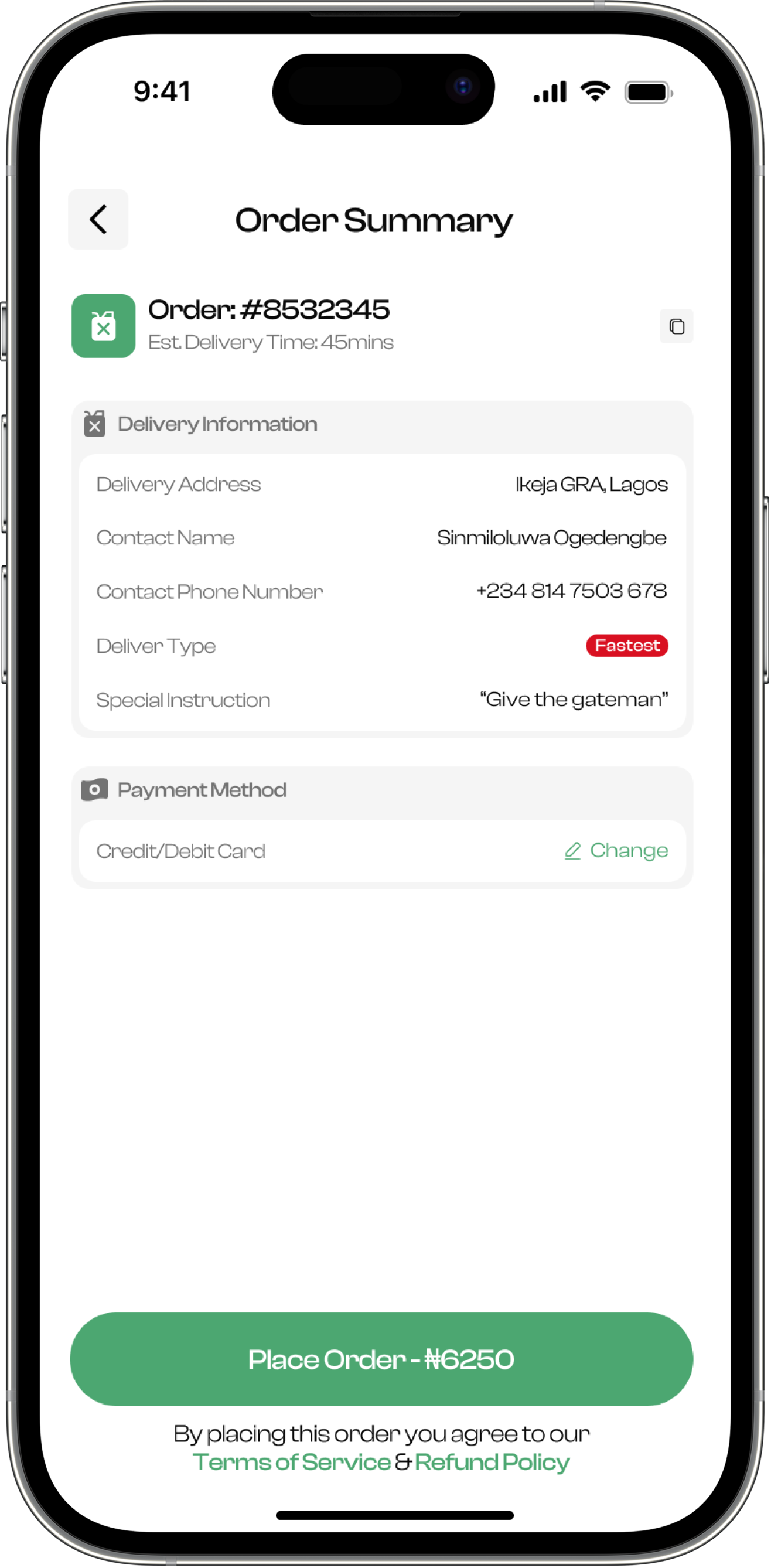 Secure Payment